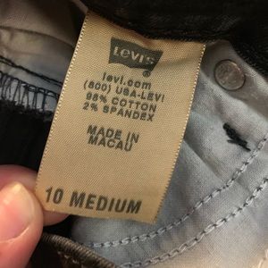 Levi’s cropped bell bottoms